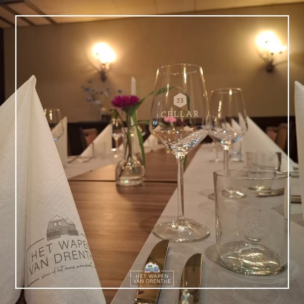 Private Dining in Roden Hotel Het Wapen van Drenthe